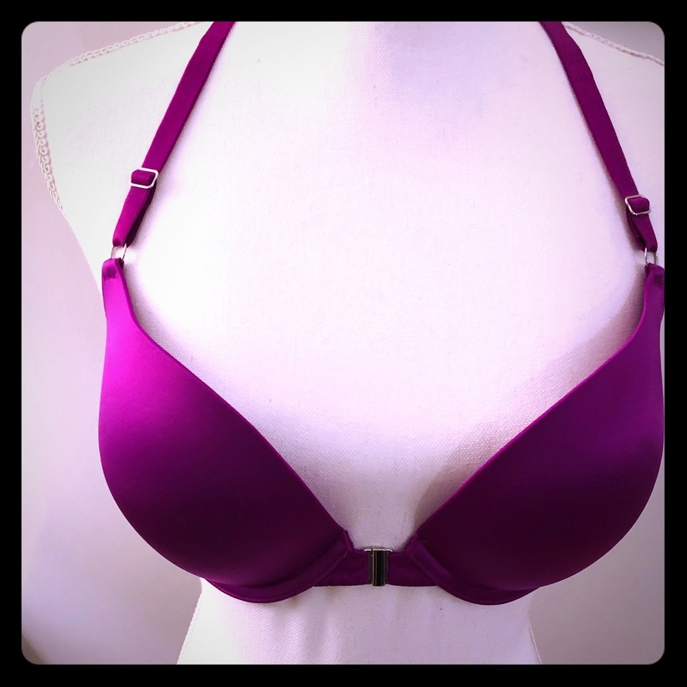 Victoria’s Secret cross back bra, Fuchsia